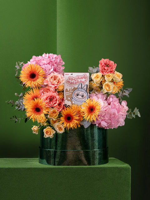 PEACHES AND SCREAMS (MONSTERS) - BLISS FLOWER BOUTIQUE