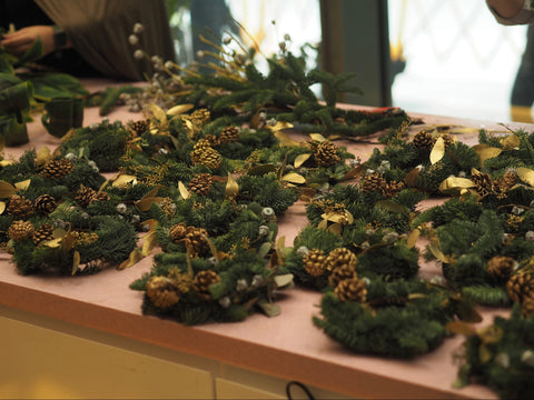 Christmas Pine Wreaths - BLISS FLOWER BOUTIQUE
