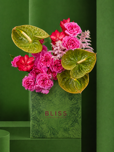 TANGERINE TAFFY BONBON - BLISS POSIE BAG - BLISS FLOWER BOUTIQUE