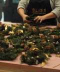 Christmas Pine Wreaths - BLISS FLOWER BOUTIQUE