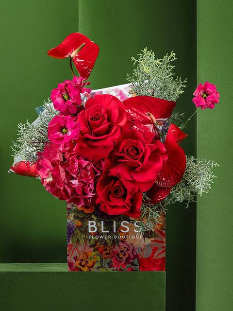 MULLED CRANBERRY HEARTS (STURION CAVIAR) - BLISS FLOWER BOUTIQUE