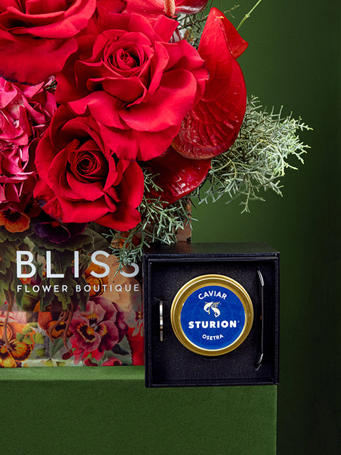 MULLED CRANBERRY HEARTS (STURION CAVIAR) - BLISS FLOWER BOUTIQUE